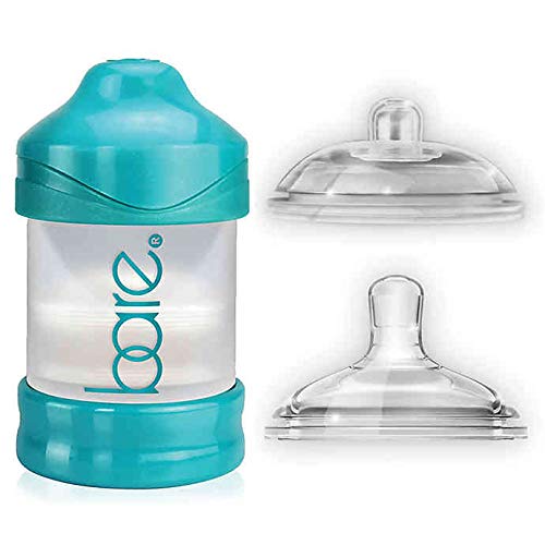 Healthier Than Baby Bottles - 4oz Single - Bare® Air-Free Feeding System w/Perfe-Latch