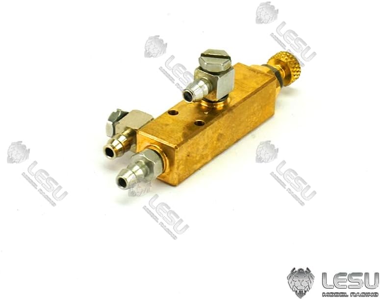 LESU Metal Relief Valve Hydraulic Control Parts 1/14 RC Dumper Truck Excavator