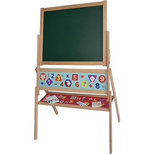 Eichhorn-Magnet Standtafel, Kindertafel mit 48 Magnetbuchstaben, 10...