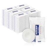 HQSLsund 0.5 oz Bulk Travel Size Bars Soap, Individually Wrapped Small Face and Body Cleanser Round Soaps Toiletries Amenities for Hotel, Guest, Shelter, Charity, Motel, Vacation (200)