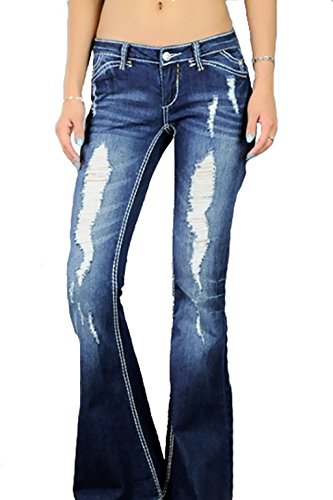 VIRGIN ONLY Women's Classic Fit Bootcut Jeans