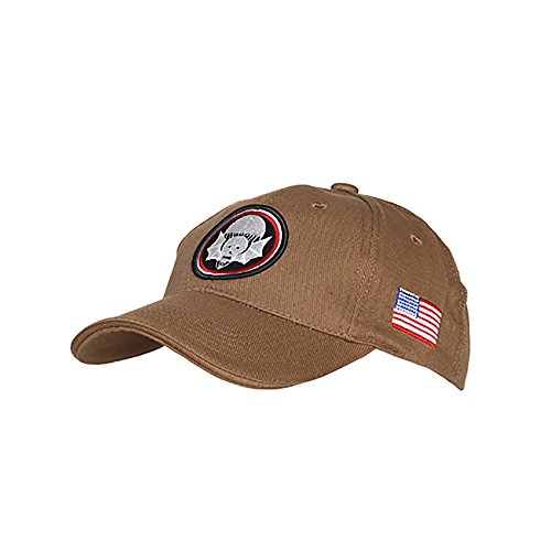 Gorra de béisbol militar 502 PIR Regimiento de Paracaidistas USA WWII (Coyoe Tan), Coyote Tan, talla única