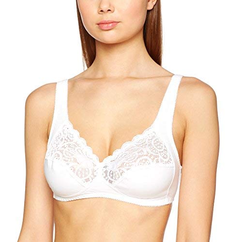 Dorina GEORGINA soutien gorge grand maintien Soutien-gorge sans armatures Femme NA Blanc (White) Taille fabricant: 105C lot de Cover