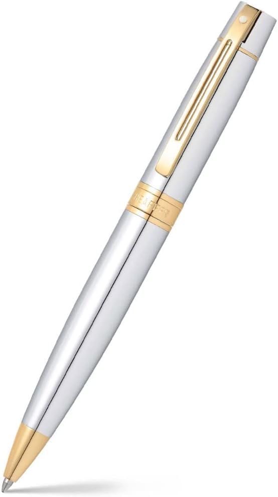 Stylo Sheaffer 300 chromé évitez les rayures grâce à la pochette cuir - 4
