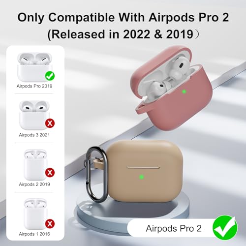 KOKOKA Case Cover Compatible with AirPods Pro 2 2022 & 2019 with Cleaner Kit - Image 2