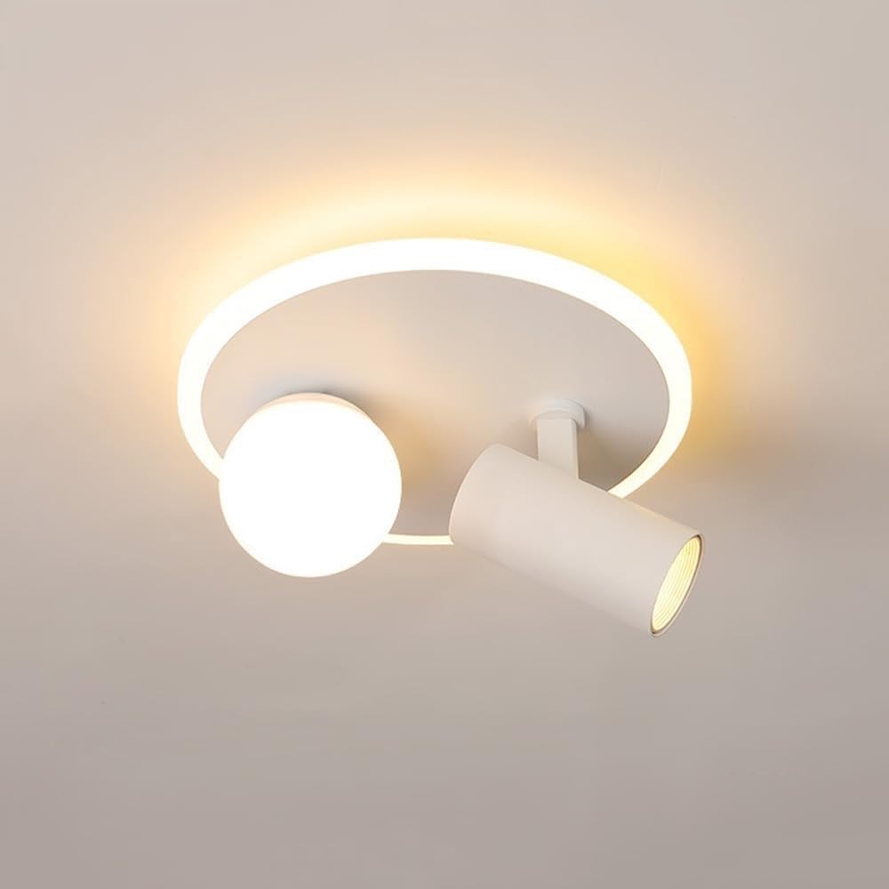 HXYSXHJUO Adjustable 20W LED Ceiling Spotlight Chandelier Light Fixture - 3 Color Modes for Bedroom, Living Room, Office, Hallway(Dimmable)