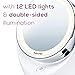 Beurer 5x Magnifying Double-Sided Cosmetic Vanity Makeup Mirror Illuminated | LED Lights | 360° Degree Swivel Rotation| Cordless | BS49