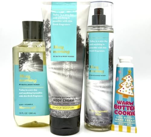 Bath & Body Works Misty Morning 4-Piece Gift Set
