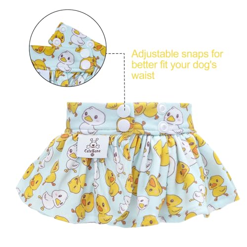 Image of CuteBone Dog Bikini Dress, Stylish Swimsuit Costume for Small Dogs, Comfortable & Adjustable Puppy Bathing Suit, Soft Outfit Pet Apparel for Beach, Pool and Summer Fun DB38XS