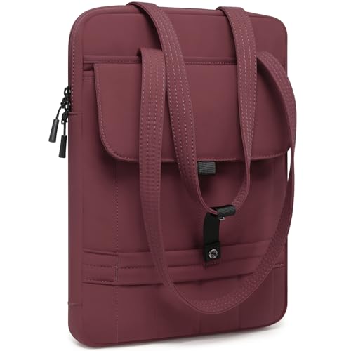 Bolsos Hombro Delgados y Funda Acolchada para Portátil de 15,6 Pulgadas Contra Golpes Diarios