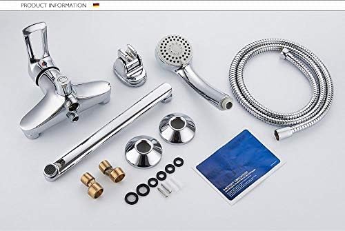 Kitchen Taps Bathtub Faucet Bathroom Chrome Plated Outlet Pipe Bath Shower Faucets Head Surface Inside Brass