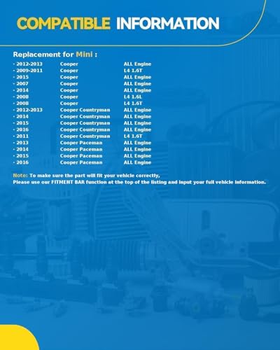 Image of PHILTOP NEW AC Compressor for Cooper Paceman 2013-2016, Cooper 2007-2015