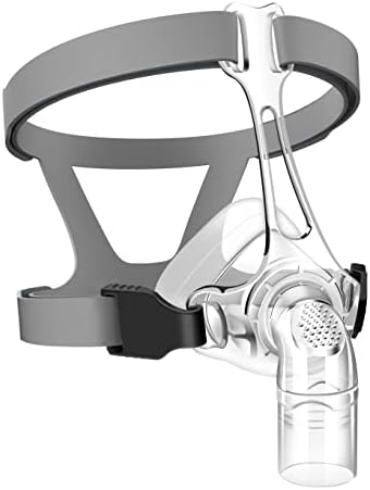 CPAP Mask - Includes Headgear, Elbow/Swivel and Nasal Cushion - Suitable for CPAP Machine - Reusable CPAP Supplies - Large