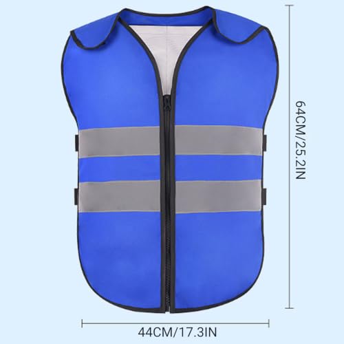 Chaleco refrigerante impermeable que reduce el calor con 6 bolsillos térmicos 4