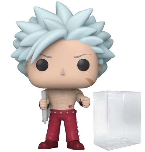 POP Anime: Seven Deadly Sins - Figura de vinilo de Ban Funko (incluye funda protectora de caja compatible), multicolor, 3.75