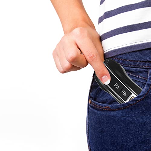 Mini Stun Gun With Led Flashlight And Wrist Strap – Unique Key Fob Design (Black) #TOP4