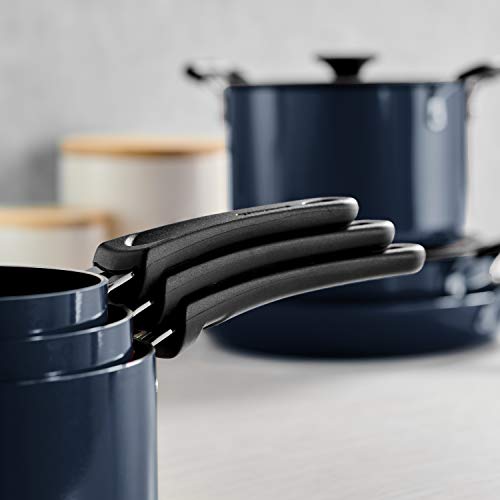 Tramontina Non Stick 6-Piece Nesting Sauce Pan Set with Lids - Naval - image 8