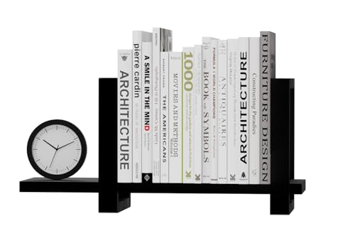 Adjustable Desktop Bookshelf, Retro Tabletop Bookshelf, Desk Shelf for Top