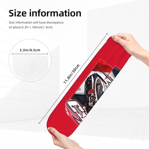 Christopher Bell 20 Running Socks Athletic Ventilating Comfort Fit Performance Cool Wicking Crew Socks for Unisex3