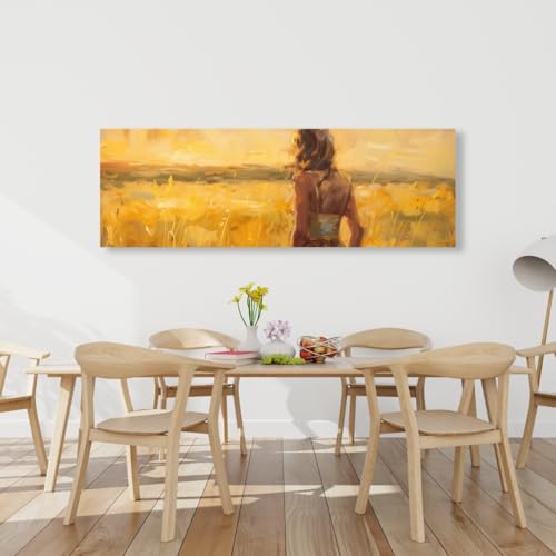 Pictorem C1RC2060ENY7K1 20 x 60 in. Exploring Gold Canvas Wall