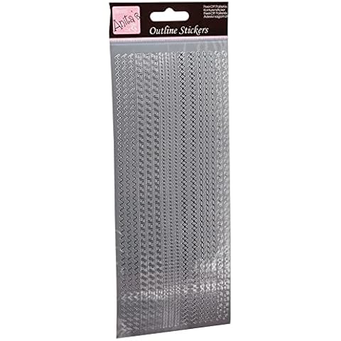 anitas Fronteras Esbozo Pegatinas Plata Cover