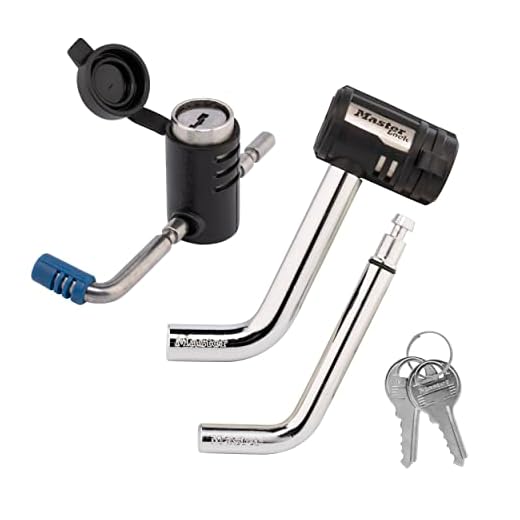 Master Lock 2848DAT Key Alike Set with Receiver and Coupler Latch Locks, 2-Piece Set