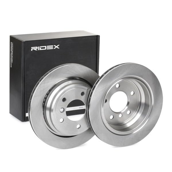 2x RIDEX Disco de freno Trasero Ø297,8mm Altura: 61mm Espesor: 20mm Corona de Agujeros - Ø: 120mm ventilado 82B0162