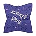 ducanll Crazy Love Fashion Silk-Like Bandanas Purple Unisex Head Wrap Square Scarf Wristband for Bachelorette Party Dresses Wedding Party - 25