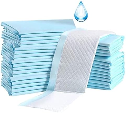 underpads, Super Absorbent Polymer & Soft Surface (Large, 60x90 cm, Pack of 30 Pcs, Blue)