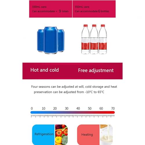 MELLYD Elektrische koelers voor voertuigen, 7,5L, auto 12v, geluidsarme auto-stekker in koeler, met koel- en verwarmingsfunctie autokoelkast, coole cadeaus voor auto - Image 5