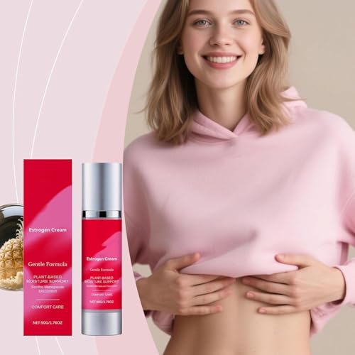 Crema Agli Estrogeni Vaginali, 50 G Di Crema Naturale Per Le Zone Intime - Idratante Viso Giorno E Notte Con Collagene, Ripristina L'elasticità E Supporta Il Collagene - 5