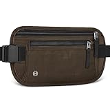 Aucuu Sac Banane de Voyage avec RFID Blocage, Sac Banane de Antivol Ultra Fin pour...