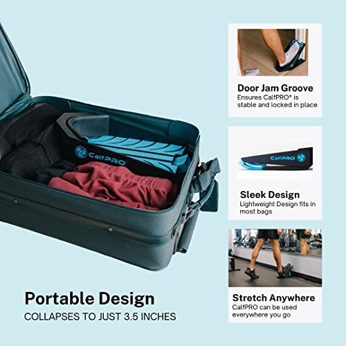 Calfpro Deep Calf Stretcher - Slant Board Stretching For Plantar Fasciitis & Achilles Tendonitis, Feet Mobility & Heel Pain Relief, Incline Wedge For Strained Ankle - Foot Rocker Stretch Replacement #TOP5