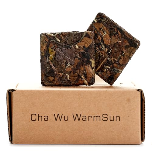 ChaWuWarmSun-[B] White Tea Flaky,20 piece/Box,FuDing Aged ShouMei BaiCha Loose Leaf