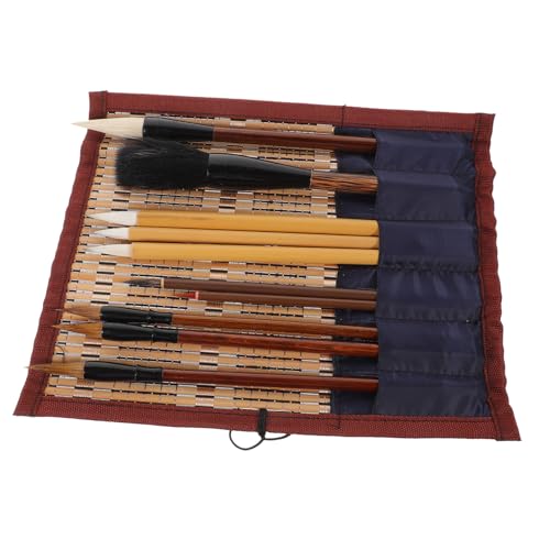 Pinceau de calligraphie chinois traditionnel Housoutil, fini les tracés irréguliers sur soie