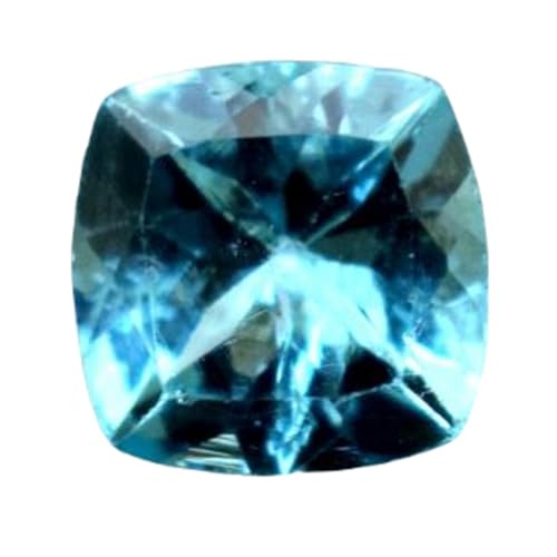 Apatite naturelle facettée 6,05mm pour pendentif de prestige