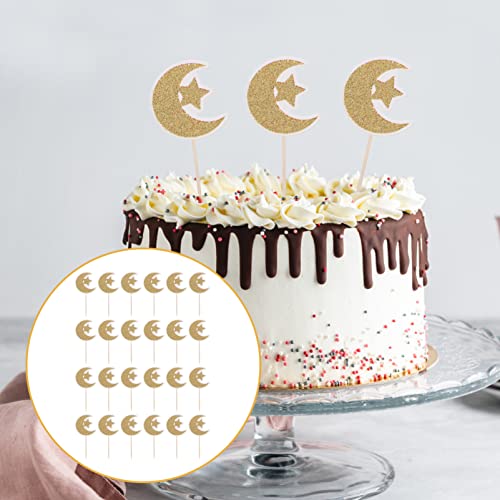 24 Unidades Bandeiras De Bolo Ramadan Kareem Topo De Bolo Chá De Bebê Topo De Bolo De Aniversário In