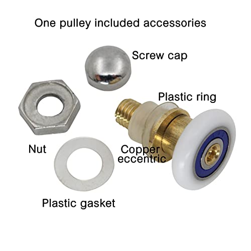 10 PZ 22/23/24/25/26/27/28mm Diametro Doccia Porta...