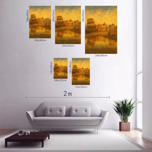 Poster rétro sur toile de qualité supérieure pour une décoration murale raffinée - 4
