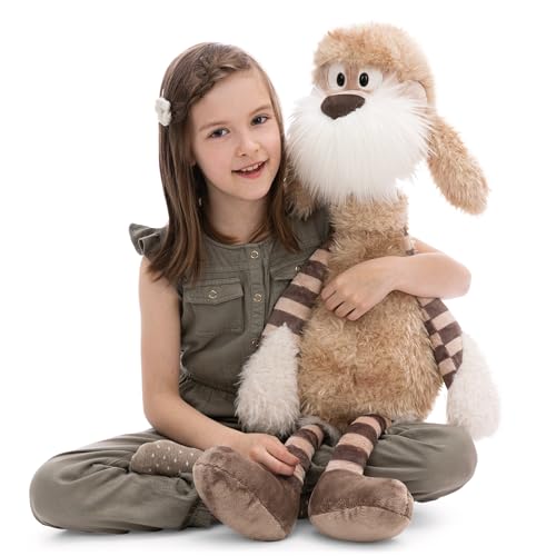 NICI Peluche Chien Jaxs 75 cm grand doudou doux pour enfant