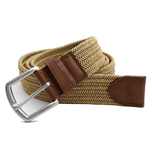 [POLO RALPH LAUREN] ポロラルフローレン ベルト ポニー BELT メンズ ロゴ スーツ おしゃれ アクセサリー ギフト (BROWN(004), S) [並行輸入品]
