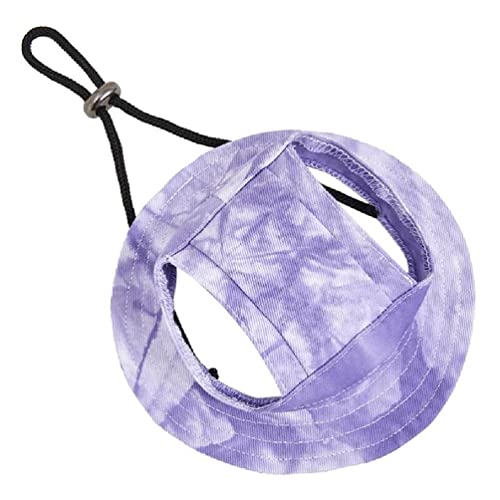 Hat Sun Hat Summer UV Protections Visors for Small Medium Large Dogs with Ear Hole Adjustable Chin Strap Sun Hat Uv for Small Medium Large Dogs Golden Retrievers Yorkies Large