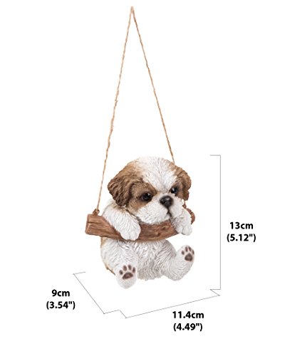 Cachorro Shih Tzu colgante: una adorable figura decorativa para amantes de los perros 6