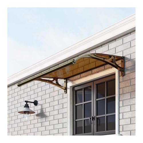 Marquesina transparente para puerta de entrada ideal para proteger fachadas