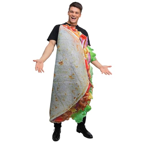Wicked Costumes Adult Taco Fancy Dress Costume - One Size