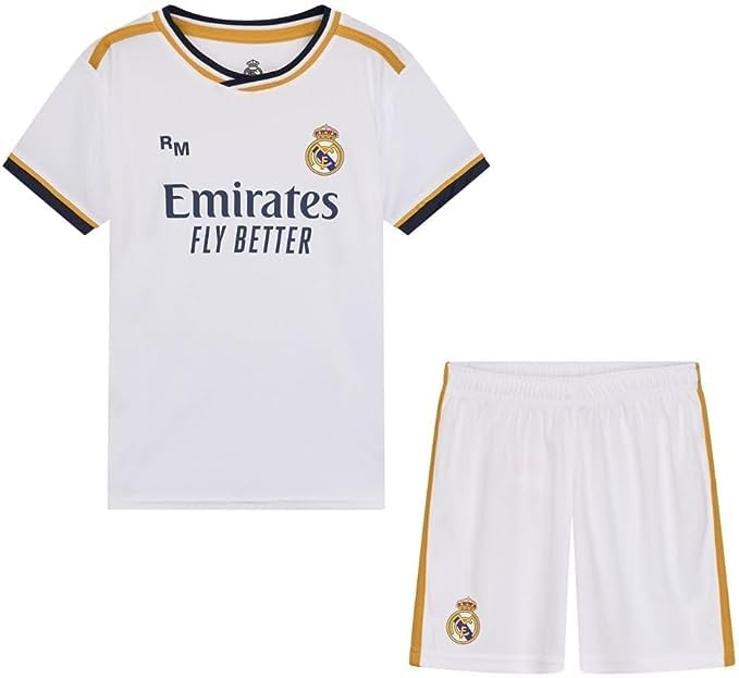 Real Madrid Spersonalizuj swój zestaw koszulek i szortów 2025/26 dla dzieci - Oficjalna replika z imieniem i niestandardowym numerem