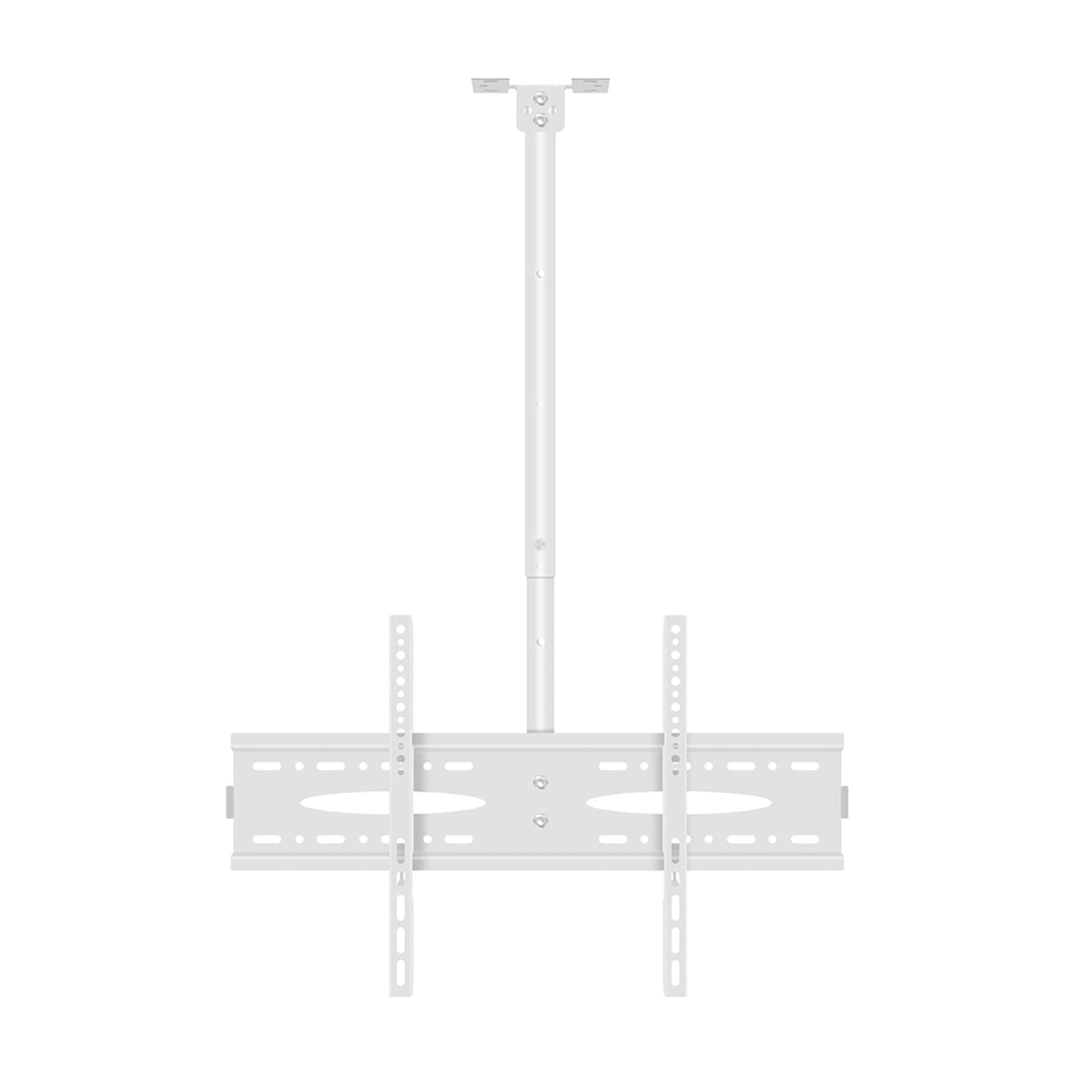 Support TV mural et plafond blanc pour supprimer les reflets sur écran plat 40 à 60 pouces