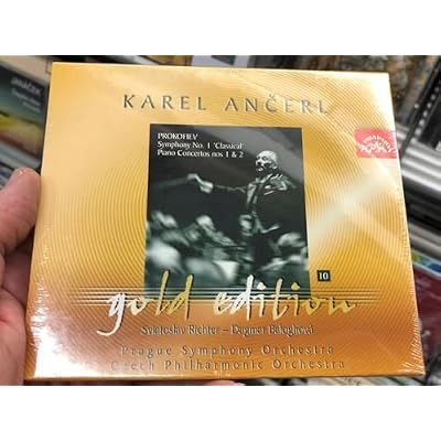 Karel Ancerl Gold Edition Vol.10. Prokofiev - Symphony No 1. Piano Concertos 1 & 2