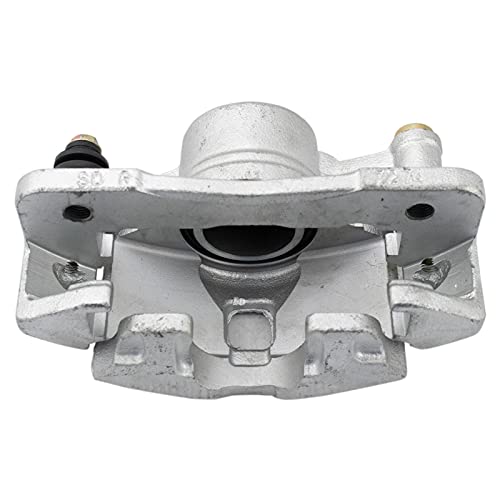 Image of TRQ Front Driver and Passenger Side Brake Caliper Set Caliper Brackets Hardware Compatible with 98-00 Honda Civic CX DX GX HX LX 90-91 Civic Base DX LX SI EX 90-91 CRX Base 93-97 del Sol S SI