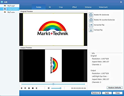 image for Markt + Technik VideoConverter Ultimate - Superfast Video Conversion I